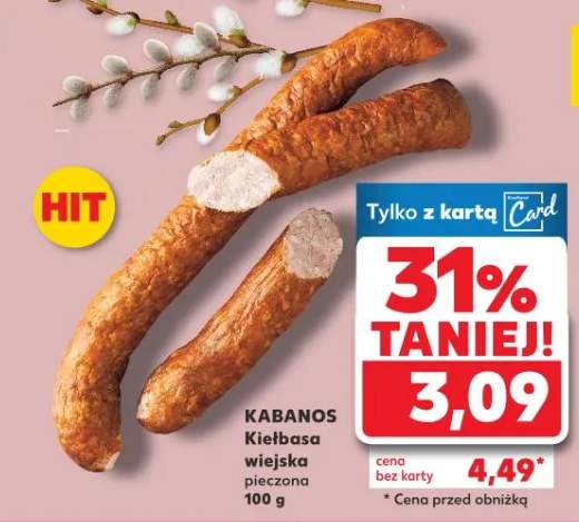 Kiełbasa wiejska pieczona