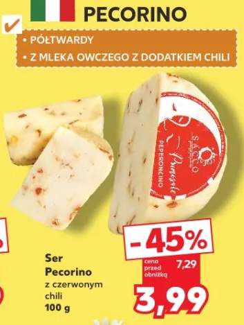 Ser Pecorino z czerwonym chili