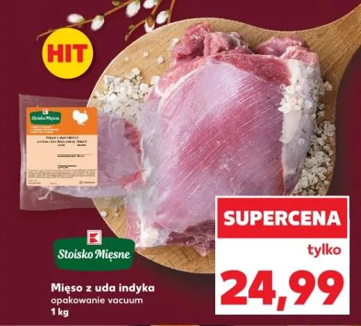 Mięso z uda indyka opakowanie vacuum