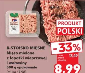 Mięso mielone z łopatki wieprzowej i wołowiny