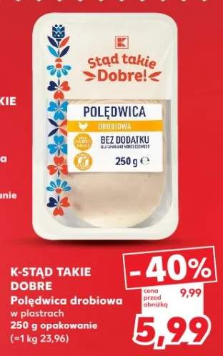 Polędwica drobiowa w plastrach