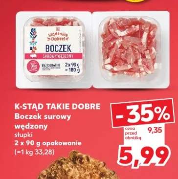 Boczek surowy wędzony slajsik