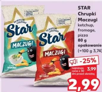 Chrupki Maczugi ketchup, fromage, pizza