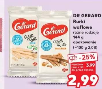 Rurki waflowe różne rodzaje