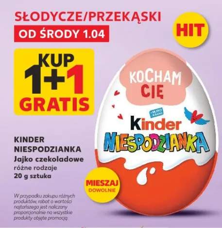 Niespodzianka jajko czekoladowe