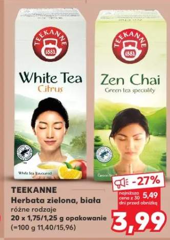 Herbata zielona, biała różne rodzaje