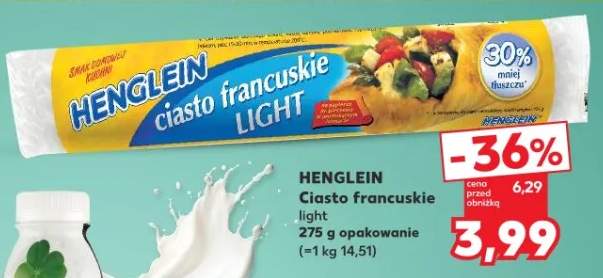 Ciasto francuskie light