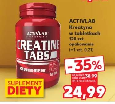 Kreatyna w tabletkach