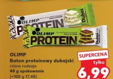 Baton proteinowy dubajski różne rodzaje