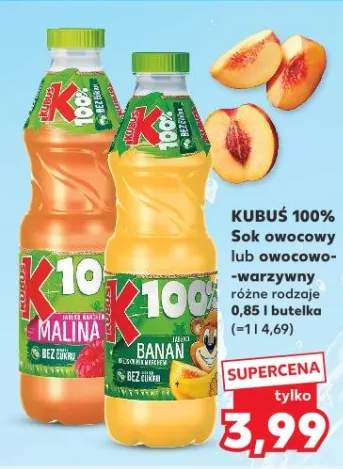 Sok owocowy lub owocowo-warzywny różne rodzaje