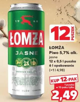 Piwo Jasne 5,7% alk.