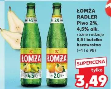 Piwo Radler 2%, 4,5% alk. różne rodzaje