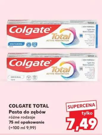 Pasta do zębów Total różne rodzaje 75ml