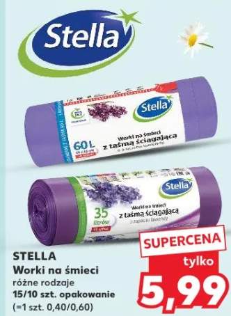 Worki na śmieci różne rodzaje 15/10 szt. opakowanie