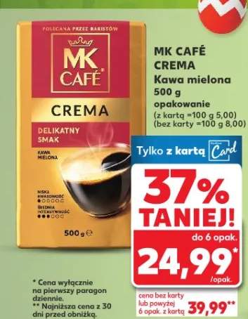 Kawa mielona Crema