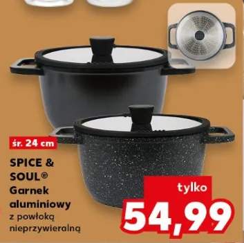 Garnek aluminiowy z powłoką nieprzywieralną