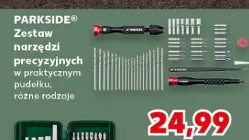 Zestaw narzędzi precyzyjnych w praktycznym pudełku, różne rodzaje