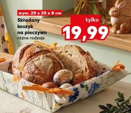 Składany koszyk na pieczywo