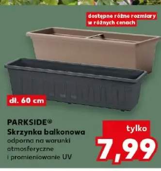 Skrzynka balkonowa odporna na warunki atmosferyczne i promieniowanie UV