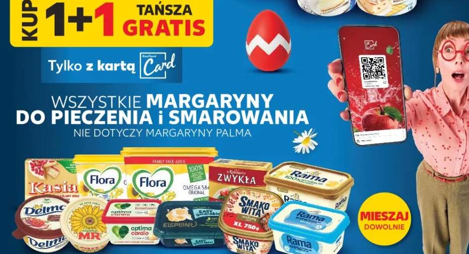 Margaryna do pieczenia i smarowania różne rodzaje