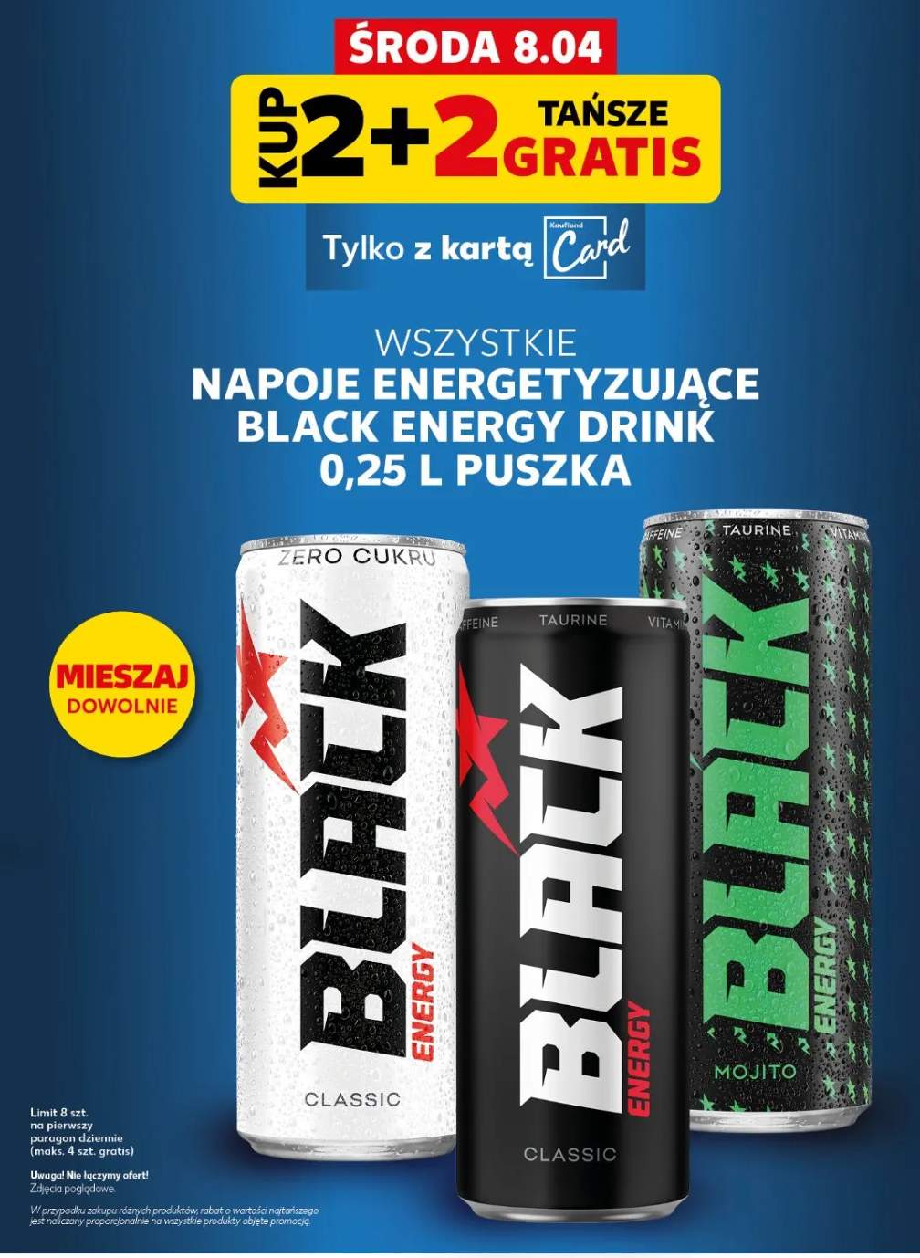 Napój energetyzujący Black Energy Drink Mojito