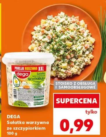 Sałatka warzywna ze szczypiorkiem