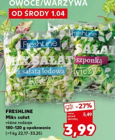 Mix sałat różne rodzaje