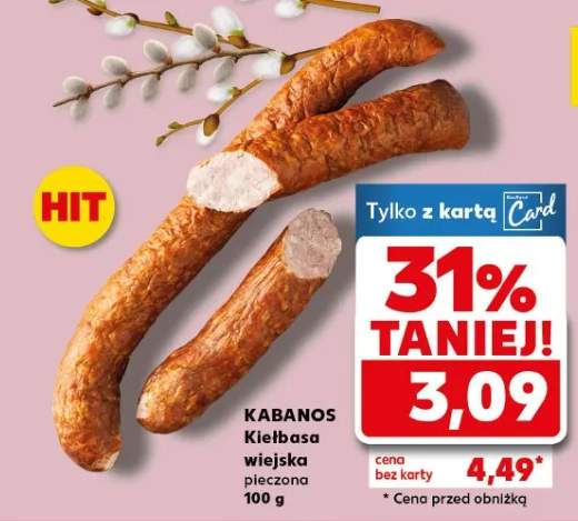 Kiełbasa wiejska pieczona