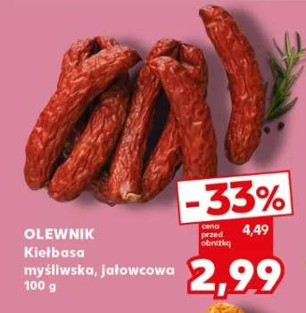 Kiełbasa myśliwska, jałowcowa