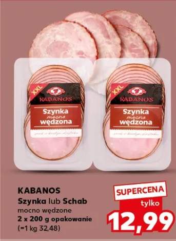 Szynka lub Schab mięsny wędzona