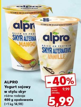 Jogurt sojowy w stylu skyr różne rodzaje