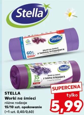 Worki na śmieci różne rodzaje 15/10 szt. opakowanie