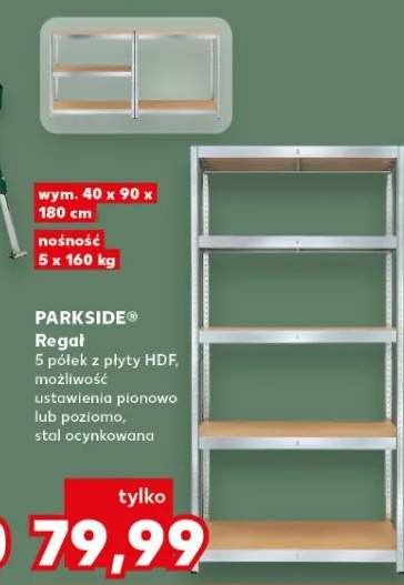 Regał 5 półek z płyty HDF