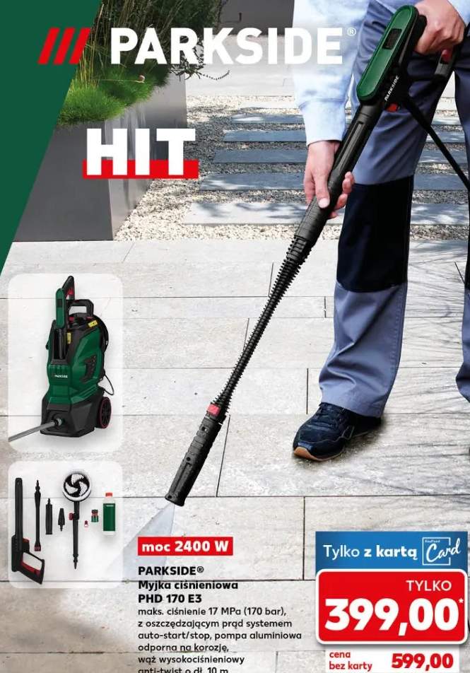 Myjka ciśnieniowa PHD 170 E3