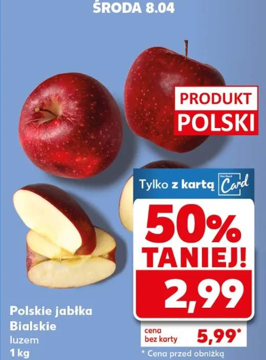 Jabłka Bialskie luzem