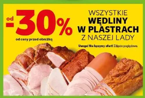 Wędliny w plastrach z naszej lady
