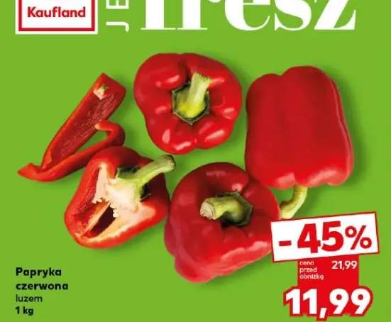 Papryka czerwona luzem