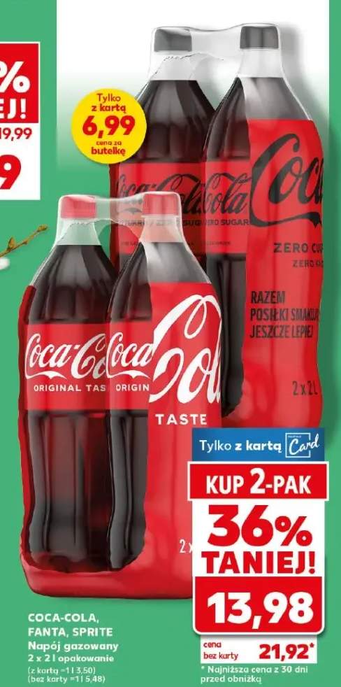 Napój gazowany 2x2l