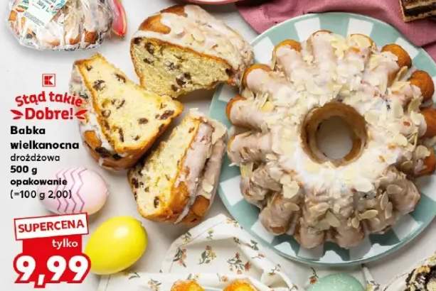 Babka wielkanocna drożdżowa