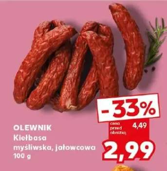 Kiełbasa mysliwska, jałowcowa
