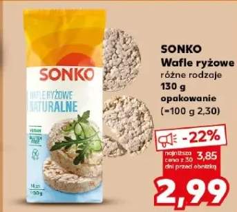 Wafle ryżowe różne rodzaje