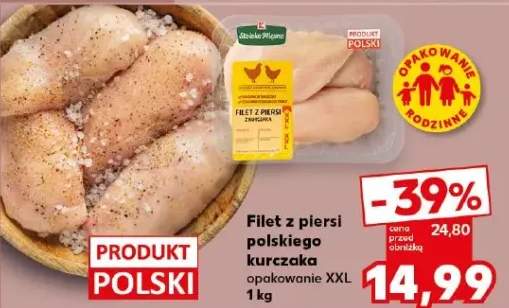 Filet z piersi polskiego kurczaka opakowanie XXL