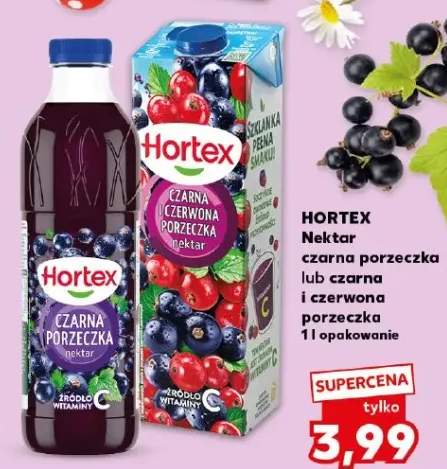 Nektar czarna porzeczka lub czarna i czerwona porzeczka