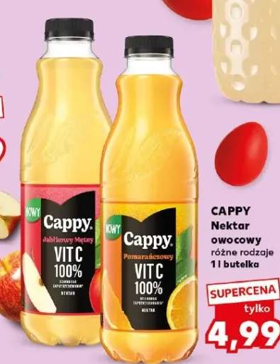 Nektar owocowy różne rodzaje