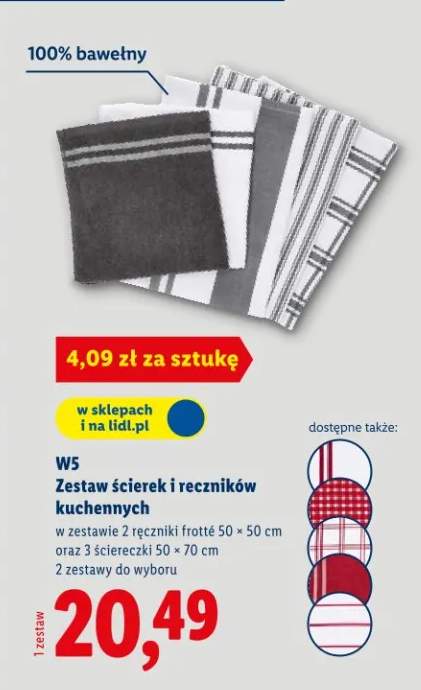 ściereczki do naczyń