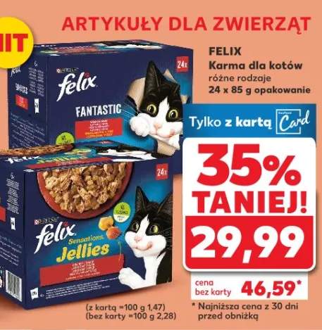 Karma dla kotów różne rodzaje 85g puszka