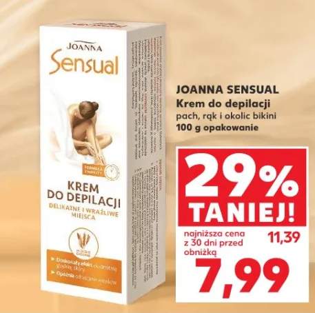 Krem do depilacji pach, rąk i okolic bikini