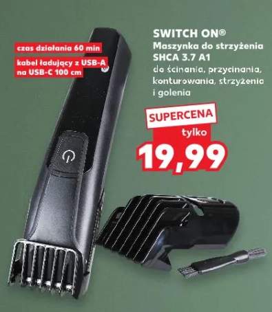 Maszynka do strzyżenia SHCA 3-7 A1 do ścianania, przycinania, konturowania, strzyżenia i golenia