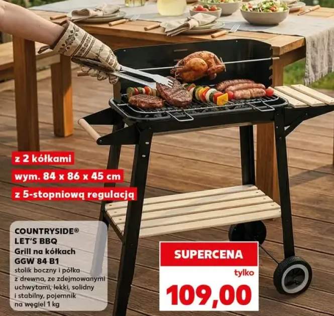 Grill na kółkach GGW 84 B1