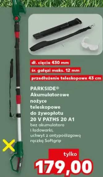 Akumulatorowe nożyce teleskopowe do żywopłotu 20 V PATHS 20 A1